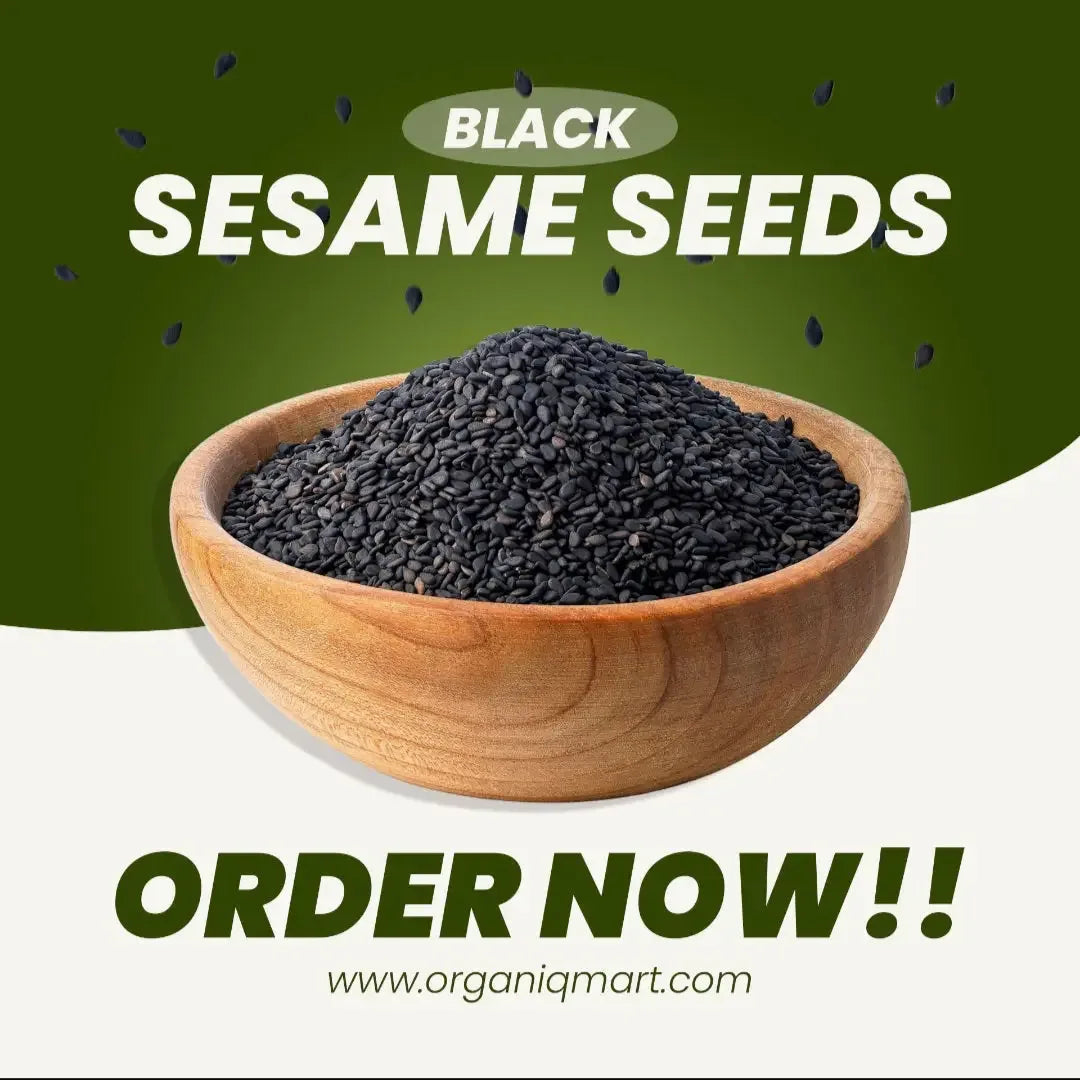 Black Sesame Seeds (کالے تل)- Organiq Mart