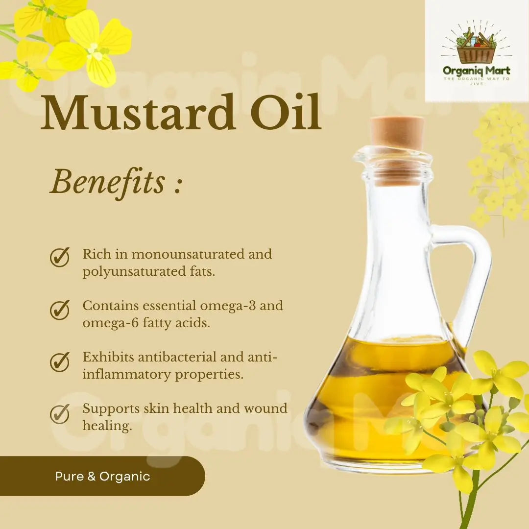 Mustard Oil - Organiq Mart
