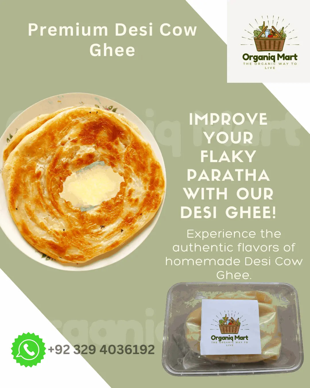 Premium Cow Desi Ghee - Organiq Mart