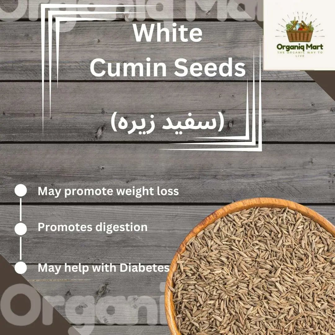 White Cumin Seeds - Organiq Mart