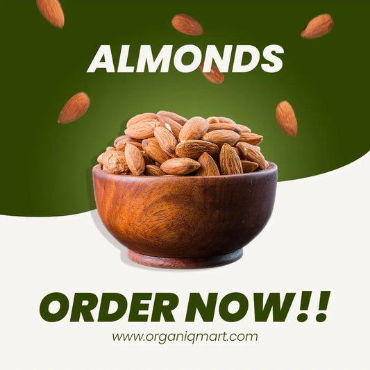 - Almonds(American, Abdul Wahdi)/ بادام- Organiq Mart