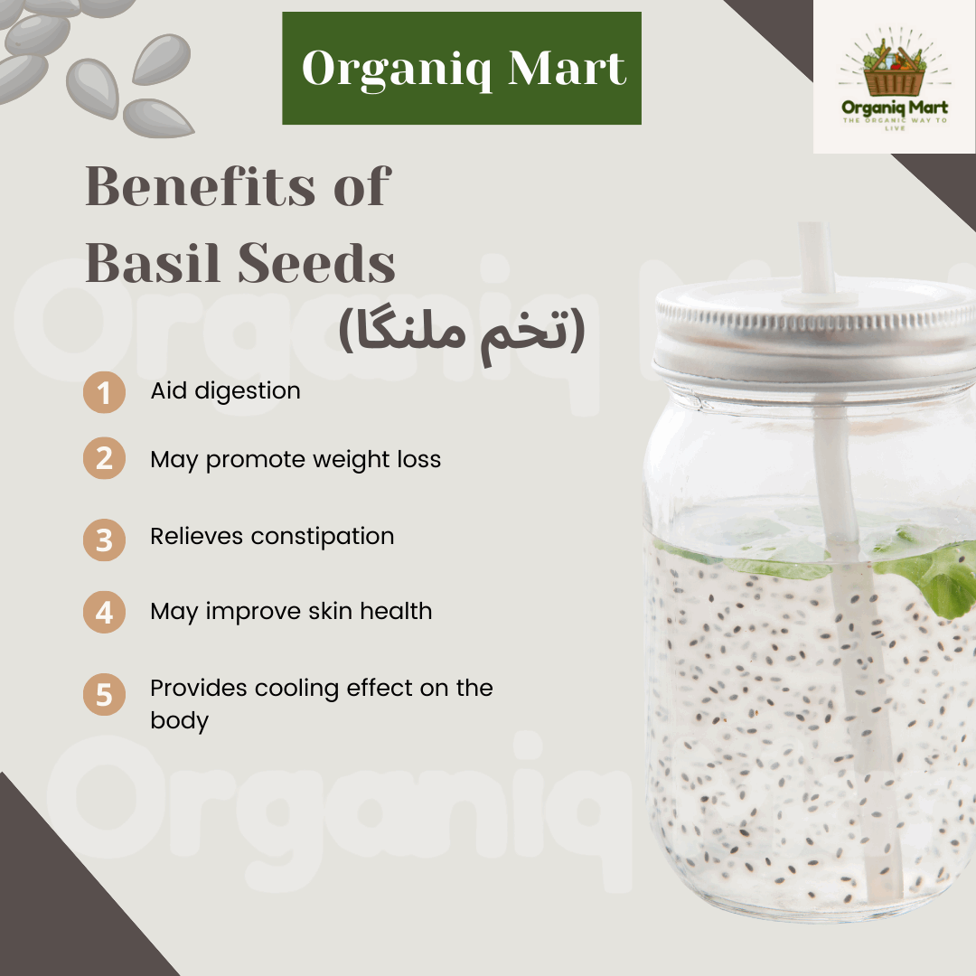 Basil Seeds - Organiq Mart