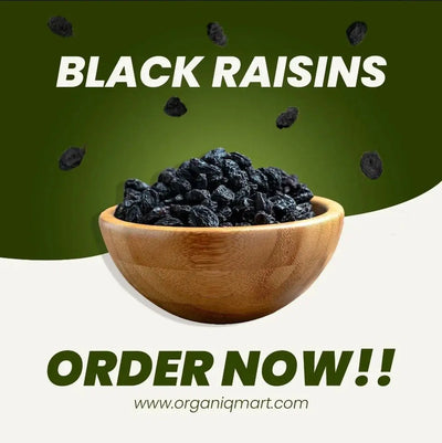 Black Raisins (کالا میوہ) - Organiq Mart