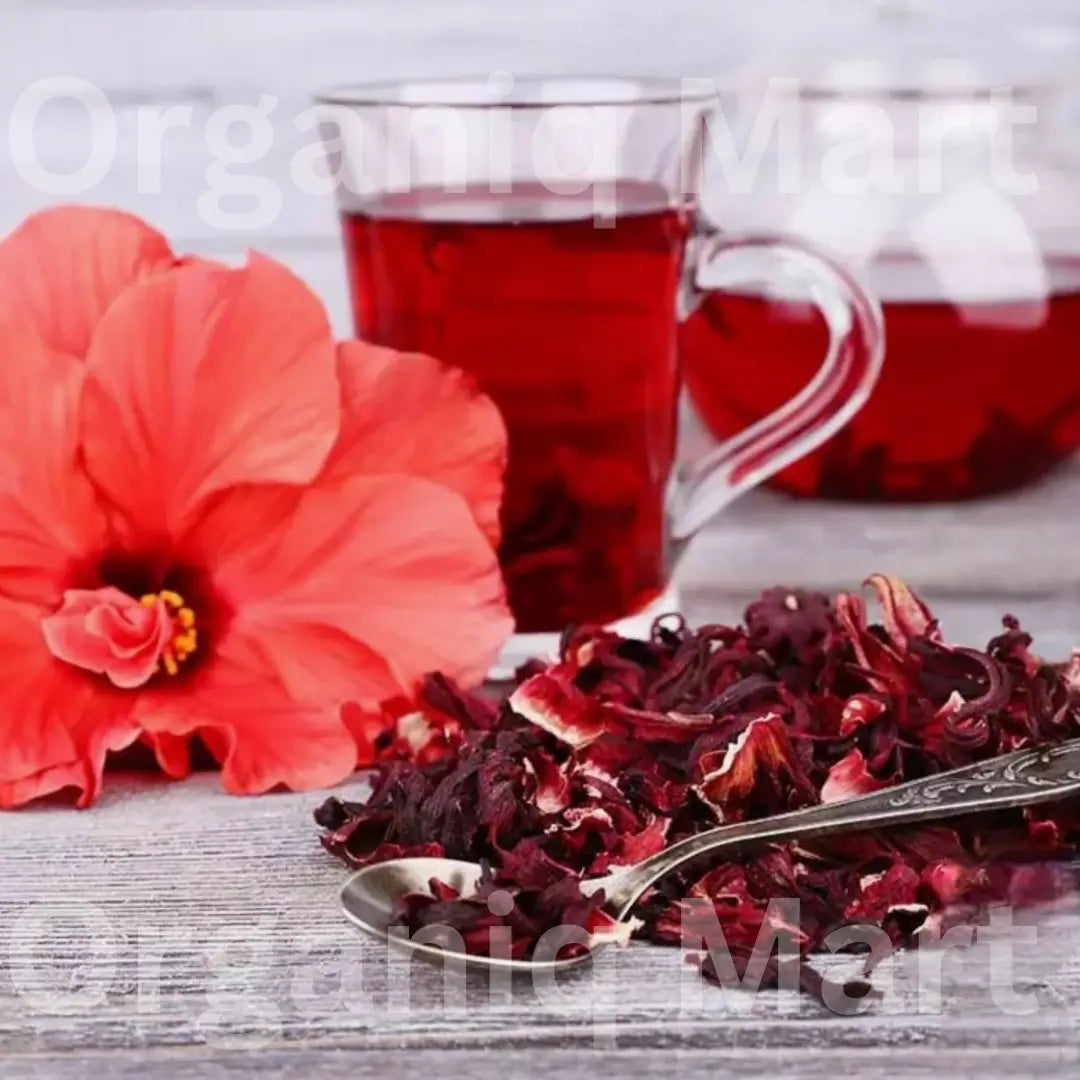 - Hibiscus Flower - Hibiscus Tea (گل گلگہڑ)- Organiq Mart