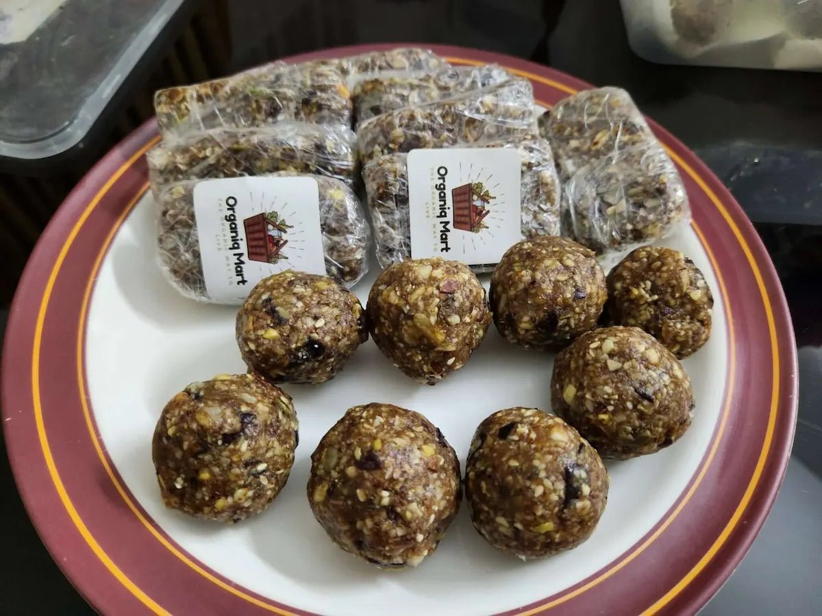 Protein Laddu(Home-made with Dryfruits and Desi Ghee) - Organiq Mart