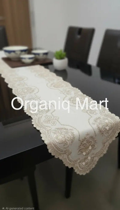 table runner - beige colour